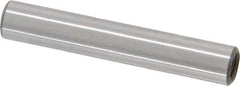 Jergens - 1/4" Diam x 1-1/2" Pin Length Alloy Steel Pull Out Dowel Pin - C 47-58 & C 60-64 (Surface) Hardness, 1 Beveled & 1 Threaded End - Best Tool & Supply