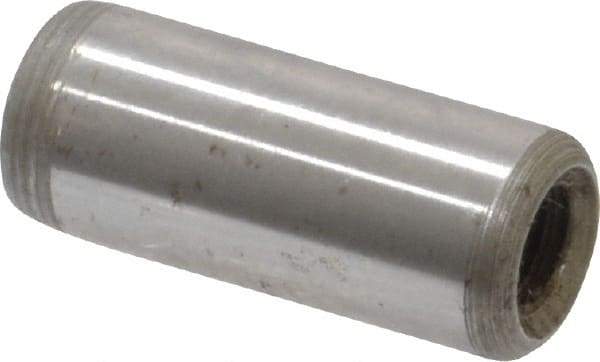 Jergens - 5/16" Diam x 3/4" Pin Length Alloy Steel Pull Out Dowel Pin - C 47-58 & C 60-64 (Surface) Hardness, 1 Beveled & 1 Threaded End - Best Tool & Supply