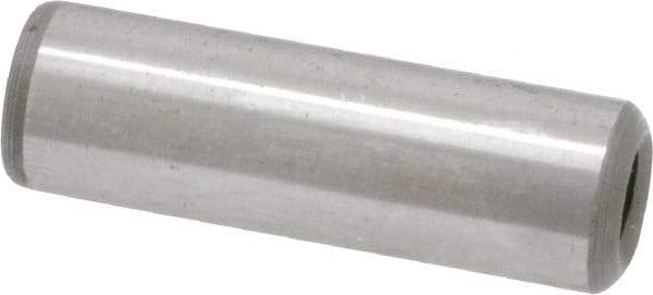 Jergens - 5/16" Diam x 1" Pin Length Alloy Steel Pull Out Dowel Pin - C 47-58 & C 60-64 (Surface) Hardness, 1 Beveled & 1 Threaded End - Best Tool & Supply