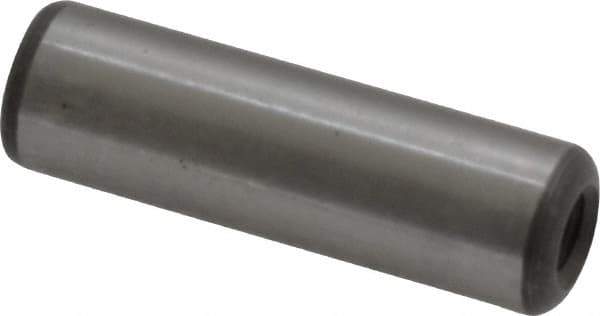 Jergens - 3/8" Diam x 1-1/4" Pin Length Alloy Steel Pull Out Dowel Pin - C 47-58 & C 60-64 (Surface) Hardness, 1 Beveled & 1 Threaded End - Best Tool & Supply