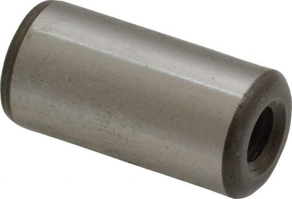 Jergens - 1/2" Diam x 1" Pin Length Alloy Steel Pull Out Dowel Pin - C 47-58 & C 60-64 (Surface) Hardness, 1 Beveled & 1 Threaded End - Best Tool & Supply