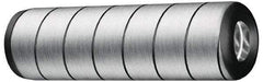 Jergens - 1/2" Diam x 3" Pin Length Alloy Steel Grooved Dowel Pin - C 47-58 & C 60-64 (Surface) Hardness, 1 Beveled & 1 Threaded End - Best Tool & Supply