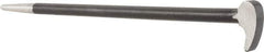 Value Collection - 12" OAL Rolling Head Pry Bar - 7/16" Wide, Chrome Vanadium - Best Tool & Supply