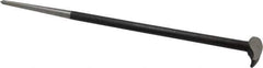 Value Collection - 20" OAL Rolling Head Pry Bar - 5/8" Wide, Chrome Vanadium - Best Tool & Supply