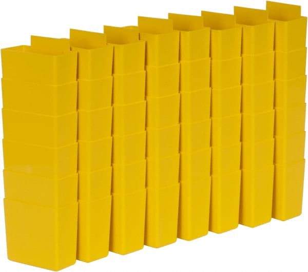 Quantum Storage - 1.8" Wide x 3" High, Yellow Bin Cup - Use with Quantum Storage Systems - Shelf Bin - Best Tool & Supply