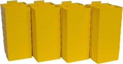 Quantum Storage - 2.8" Wide x 3" High, Yellow Bin Cup - Use with Quantum Storage Systems - Shelf Bin - Best Tool & Supply