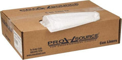 PRO-SOURCE - 0.35 mil Thick, Household/Office Trash Bags - 33" Wide x 39" High, Clear - Best Tool & Supply