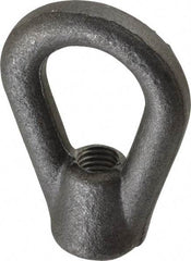 Gibraltar - 3,600 Lb Capacity, 1/2-13 Thread, Self Colored, Carbon Steel Heavy Duty Lifting Eye Nut - Grade C-1030, 3" High, 1-1/8" Inside & 2" Outside Eye Diam, 2" Bell/Base Width - Best Tool & Supply