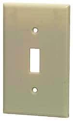 Leviton - Wall Plates Wall Plate Type: Blank Wall Plate Color: Ivory - Best Tool & Supply