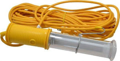 Made in USA - 13 Watt, Electric, Fluorescent Portable Handheld Work Light - 50' Cord - Best Tool & Supply