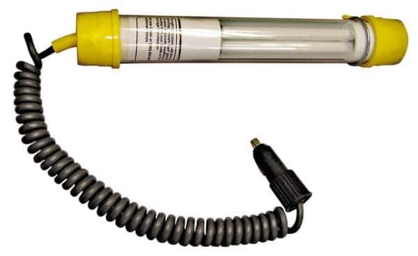 Made in USA - 12 Volt, 13 Watt, Black Fluorescent Work Lights - 1 Amps, 18/2 Wire Gage, PL/13 Special Lamp - Best Tool & Supply