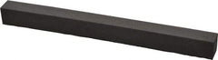 Made in USA - 1/2" Wide x 6" Long x 1/2" Thick, Square Abrasive Stick - Medium Grade - Best Tool & Supply