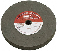 Made in USA - 8" Diam x 1/2" Hole x 1/2" Thick, 80 Grit Surface Grinding Wheel - Aluminum Oxide/Silicon Carbide Blend, Medium Grade, 2,600 Max RPM - Best Tool & Supply