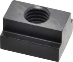 Gibraltar - 1/2-13 Blind Tapped T Slot Nut - 9/16" Slot Width, 7/8 x 11/32" Base Width x Height, 1-1/8 x 5/8" OAL x Height - Best Tool & Supply