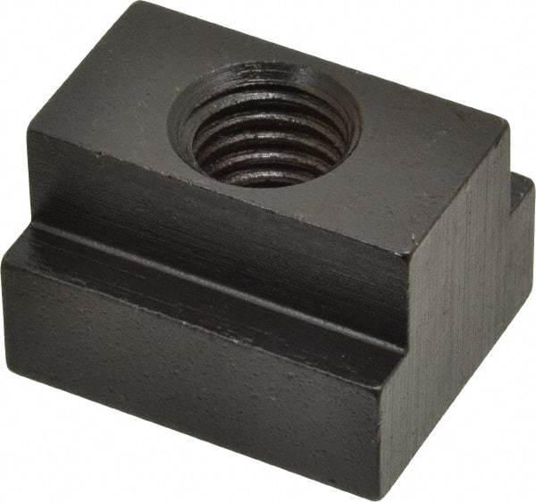 Gibraltar - 5/8-11 Blind Tapped T Slot Nut - 13/16" Slot Width, 1-1/4 x 9/16" Base Width x Height, 1-1/2 x 1" OAL x Height - Best Tool & Supply