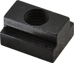 Gibraltar - M12x1.75 Blind Tapped T Slot Nut - 9/16" Slot Width, 22 x 9mm Base Width x Height, 29 x 16mm OAL x Height - Best Tool & Supply