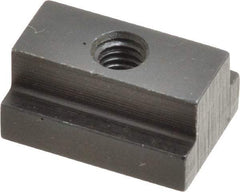 Gibraltar - M6x1.00 Tapped Through T Slot Nut - 7/16" Slot Width, 16 x 6mm Base Width x Height, 22 x 11mm OAL x Height - Best Tool & Supply