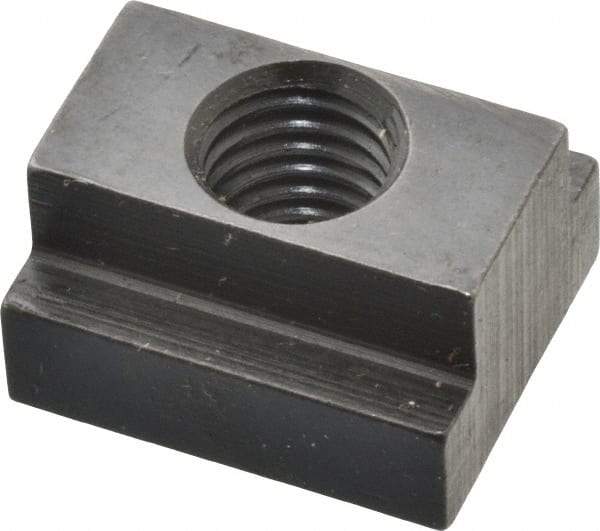 Gibraltar - M10x1.50 Tapped Through T Slot Nut - 1/2" Slot Width, 19 x 7mm Base Width x Height, 22 x 13mm OAL x Height - Best Tool & Supply