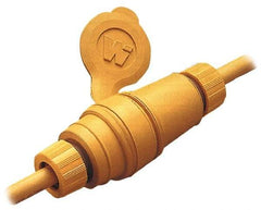 Value Collection - 277 VAC, 30 Amp, L7-30 Configuration, Industrial Grade, Ungrounded Connector - 1 Phase, 2 Poles, IP67 - Best Tool & Supply