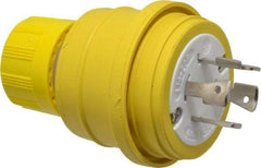 Value Collection - 125/250 Volt, 20 Amp, L14-20 Configuration, Industrial Grade, Ungrounded Plug - 3 Poles, IP67 - Best Tool & Supply