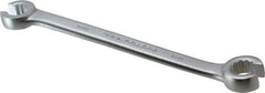 Proto - 13 x 14mm, Chrome Finish, Open End Flare Nut Wrench - 12 Points, 7-17/32" OAL, Steel, Double End Head - Best Tool & Supply