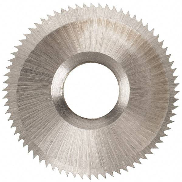 Onsrud - 1" Diam x 0.0937" Blade Thickness x 5/16" Arbor Hole Diam, 72 Tooth Slitting and Slotting Saw - Arbor Connection, High Speed Steel - Best Tool & Supply