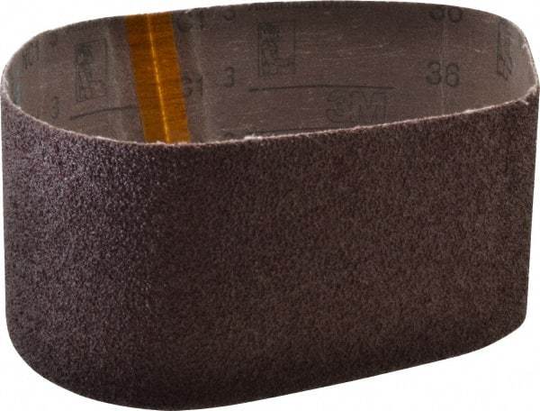 3M - 3" Wide x 24" OAL, 36 Grit, Aluminum Oxide Abrasive Belt - Aluminum Oxide, Very Coarse, Coated, X Weighted Cloth Backing, Series 341D - Best Tool & Supply