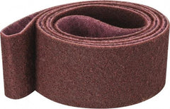 3M - 4" Wide x 132" OAL, Aluminum Oxide Abrasive Belt - Aluminum Oxide, Medium, Nonwoven, Series SC-BS - Best Tool & Supply