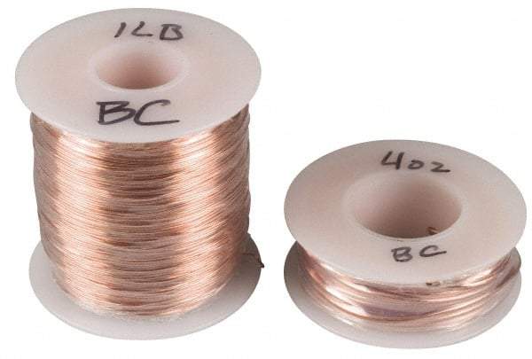 Made in USA - 30 Gage, 0.01" Diameter x 3,140' Long, Bare, Copper Bus Bar Wire - Pure Copper (ASTM B3) - Best Tool & Supply