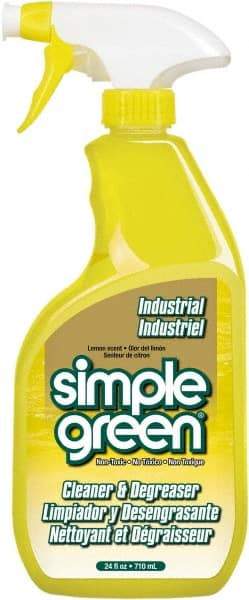 Simple Green - 24 oz Spray Bottle Cleaner/Degreaser - Liquid, Biodegradable, Concentrated, Lemon - Best Tool & Supply