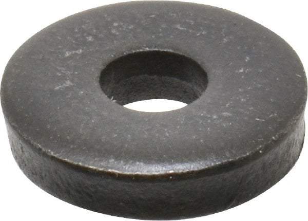 Gibraltar - M5 Screw, Grade 1010 Case Hardened Steel Extra Thick Flat Washer - 5.3mm ID x 15mm OD, 3.5mm Thick, Black Oxide Finish - Best Tool & Supply