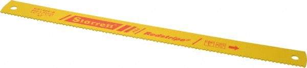 Starrett - 14" Long, 6 Teeth per Inch, High Speed Steel Power Hacksaw Blade - Toothed Edge, 1-1/4" Wide x 0.062" Thick - Best Tool & Supply