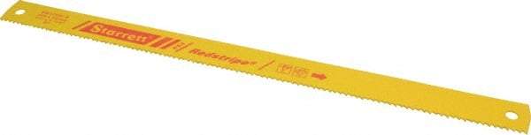 Starrett - 17" Long, 6 Teeth per Inch, High Speed Steel Power Hacksaw Blade - Toothed Edge, 1-1/4" Wide x 0.062" Thick - Best Tool & Supply