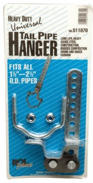 Made in USA - 4-1/4" Long, Steel Tailpipe Hanger - 1-1/2" OD - Best Tool & Supply