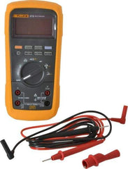 Fluke - 27-II, CAT IV, CAT III, 1,000 VAC/VDC, Digital True RMS Auto Ranging Manual Ranging Multimeter - 50 mOhm, Measures Voltage, Capacitance, Current, Frequency, Resistance - Best Tool & Supply