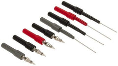 Fluke - Black/Gray/Red Electrical Test Equipment Leads - Use with Digital Multimeters - Best Tool & Supply