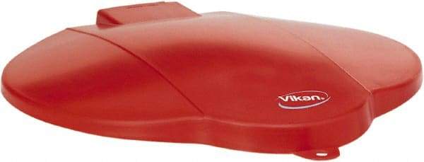 Vikan - 3 Gal Polypropylene Pail Lid - Red, For Use with 5689 - Best Tool & Supply