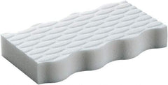 Mr. Clean - 2.4" Long x 4.6" Wide x 0.7" Thick Eraser - Medium-Duty, White - Best Tool & Supply