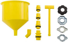 Proto - 1 Qt Capacity Plastic Funnel - Straight Spout, Yellow - Best Tool & Supply