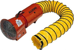 Allegro - 1,275 CFM, Electrical AC Axial Blower Kit - 8 Inch Inlet/Outlet, 0.33 HP, 120 Max Voltage Rating - Best Tool & Supply