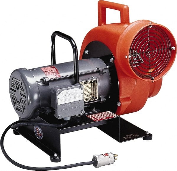 1-Speed 230V 0.75 hp 8″ Inlet/Outlet Electric (AC) Centrifugal Blower Explosion-Proof, Steel Casing