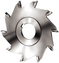 Made in USA - 3" Diam x 1/8" Blade Thickness x 1" Arbor Hole Diam, 6 Tooth Slitting and Slotting Saw - Arbor Connection, Right Hand, Uncoated, Carbide-Tipped, Contains Keyway - Best Tool & Supply