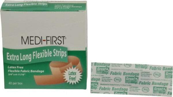 Medique - 4-11/16" Long x 3/4" Wide, General Purpose Self-Adhesive Bandage - Woven Fabric Bandage - Best Tool & Supply