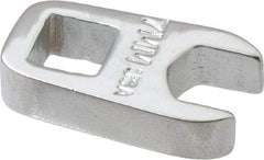 Proto - 7mm 1/4" Drive Chrome Crowfoot Wrench - 33/64" Head Diam x 0.218" Head Thickness, 0.93" OAL - Best Tool & Supply