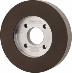 Norton - 5" Diam, 1-1/4" Hole Size, 1" Overall Thickness, 320 Grit, Type 6 Tool & Cutter Grinding Wheel - Extra Fine Grade, Diamond, Resinoid Bond - Best Tool & Supply