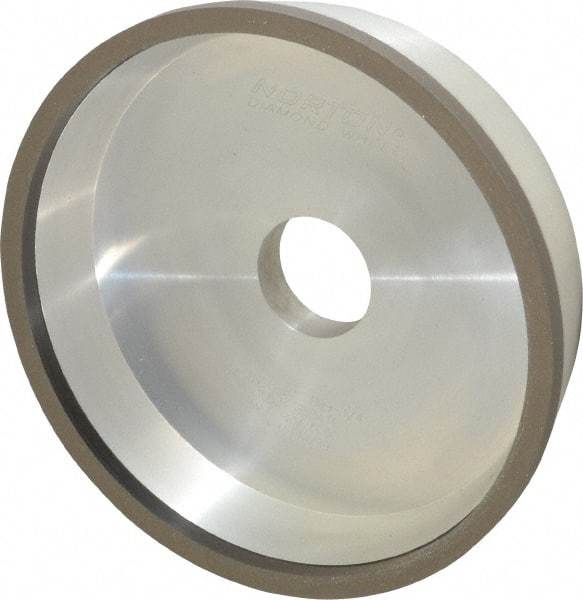 Norton - 6" Diam, 1-1/4" Hole Size, 1-1/2" Overall Thickness, 150 Grit, Type 11 Tool & Cutter Grinding Wheel - Very Fine Grade, Diamond, Resinoid Bond - Best Tool & Supply