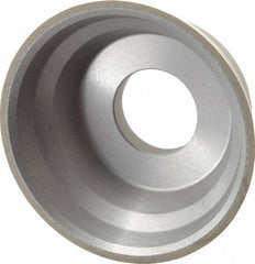 Norton - 3-3/4" Diam, 1-1/4" Hole Size, 1-1/2" Overall Thickness, 150 Grit, Type 11 Tool & Cutter Grinding Wheel - Very Fine Grade, CBN, Resinoid Bond - Best Tool & Supply