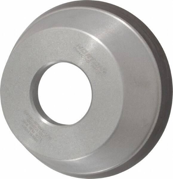 Norton - 3-3/4" Diam, 1-1/4" Hole Size, 1-1/2" Overall Thickness, 120 Grit, Type 11 Tool & Cutter Grinding Wheel - Fine Grade, Diamond, Resinoid Bond - Best Tool & Supply