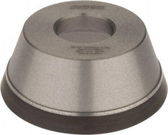 Norton - 3-3/4" Diam, 1-1/4" Hole Size, 1-1/2" Overall Thickness, 120 Grit, Type 11 Tool & Cutter Grinding Wheel - Fine Grade, Diamond, Resinoid Bond - Best Tool & Supply