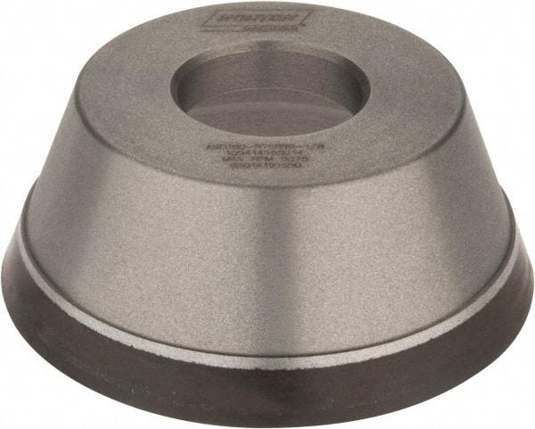 Norton - 3-3/4" Diam, 1-1/4" Hole Size, 1-1/2" Overall Thickness, 180 Grit, Type 11 Tool & Cutter Grinding Wheel - Very Fine Grade, Diamond, Resinoid Bond - Best Tool & Supply